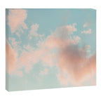 Cotton Candy Clouds - Nature Photography Art Print, Pastel Canvas Print Gallery Image 6