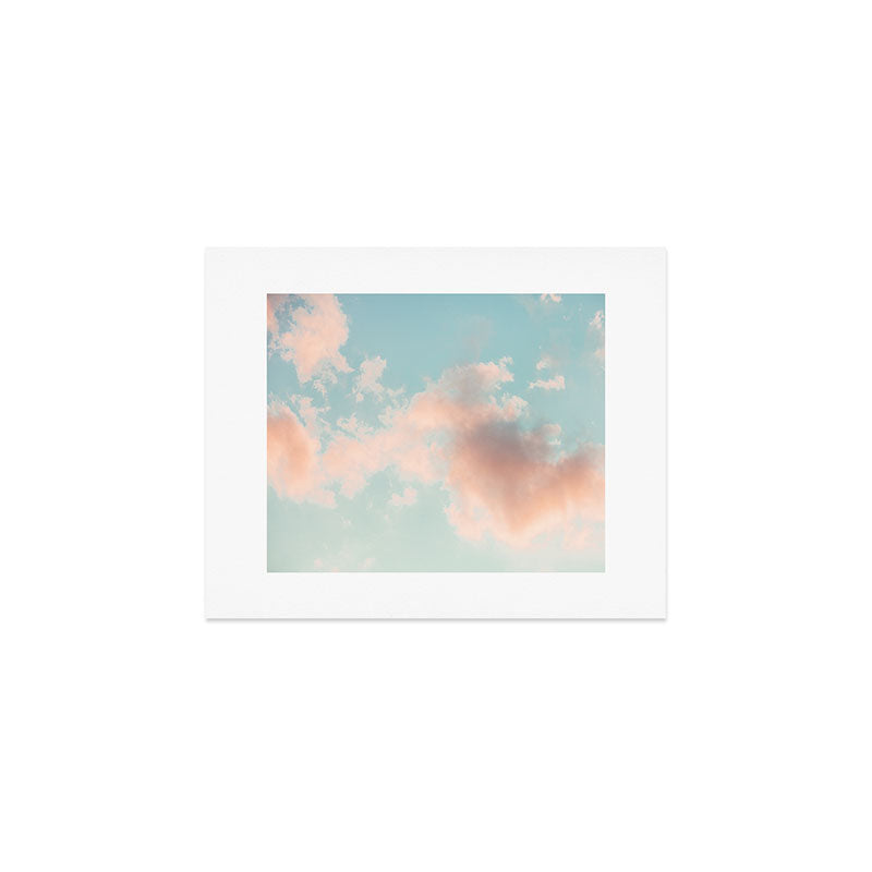 Cotton Candy Clouds - Nature Photography Art Print, Pastel Art Print Gallery Image 1