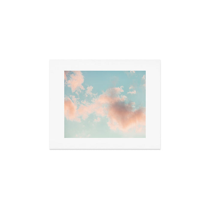 Cotton Candy Clouds - Nature Photography Art Print, Pastel Art Print Gallery Image 1
