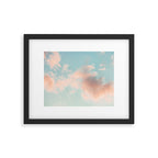 Cotton Candy Clouds - Nature Photography Art Print, Pastel Framed Art Print Gallery Image 5