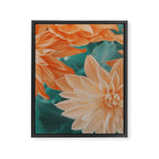 Dahlia Power Framed Canvas Print Gallery Image 6