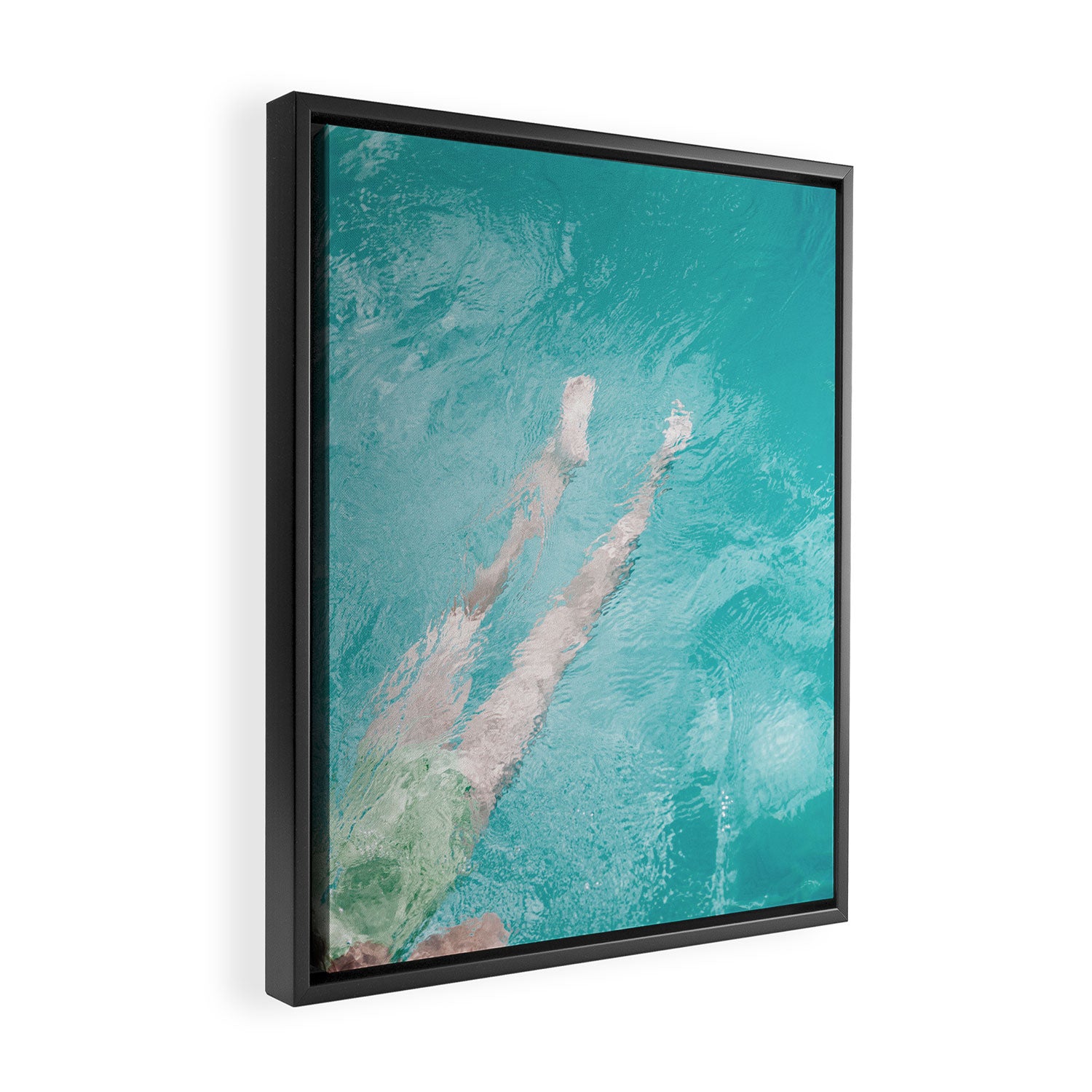Deep End Framed Canvas Print Gallery Image 2