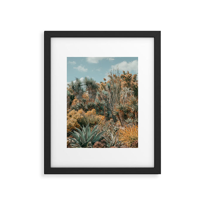 Desert Oasis - California Cactus Garden, Nature, Landscape Photography Framed Art Print Gallery Image 1