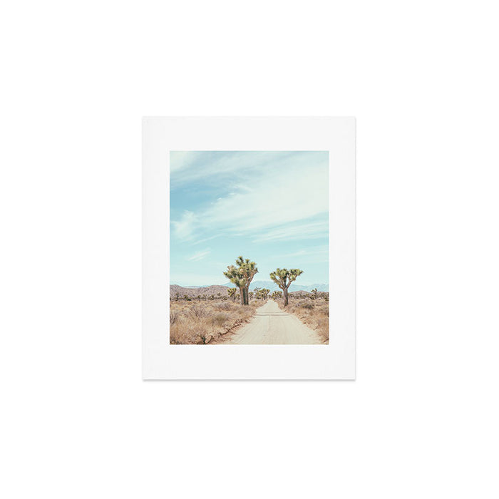 Desert Path - Joshua Tree Landscape, Nature Photography Art Print Gallery Image 1