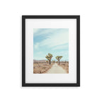 Desert Path - Joshua Tree Landscape, Nature Photography Framed Art Print Gallery Image 5