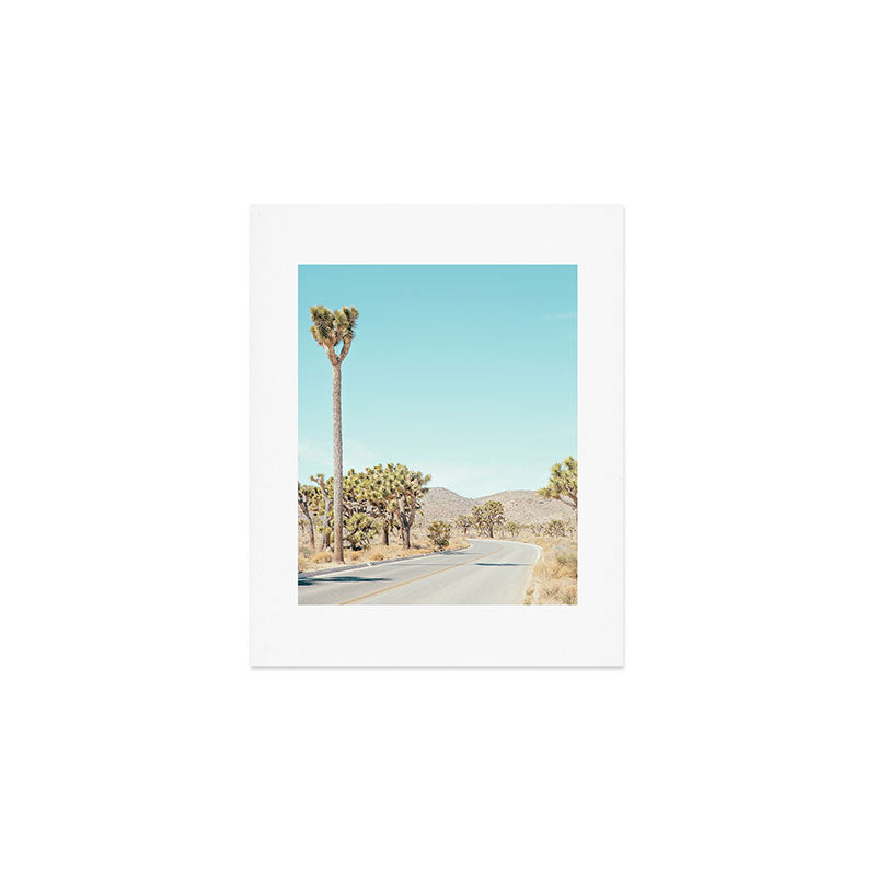 Desert Road, Joshua Tree Landscape Photography Art Print Gallery Image 1