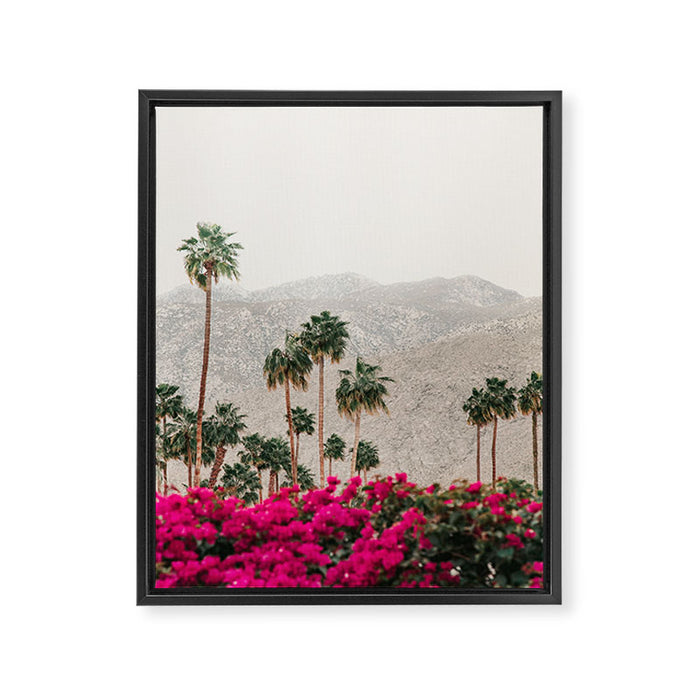 Edge of Palm Springs Framed Canvas Print Gallery Image 1