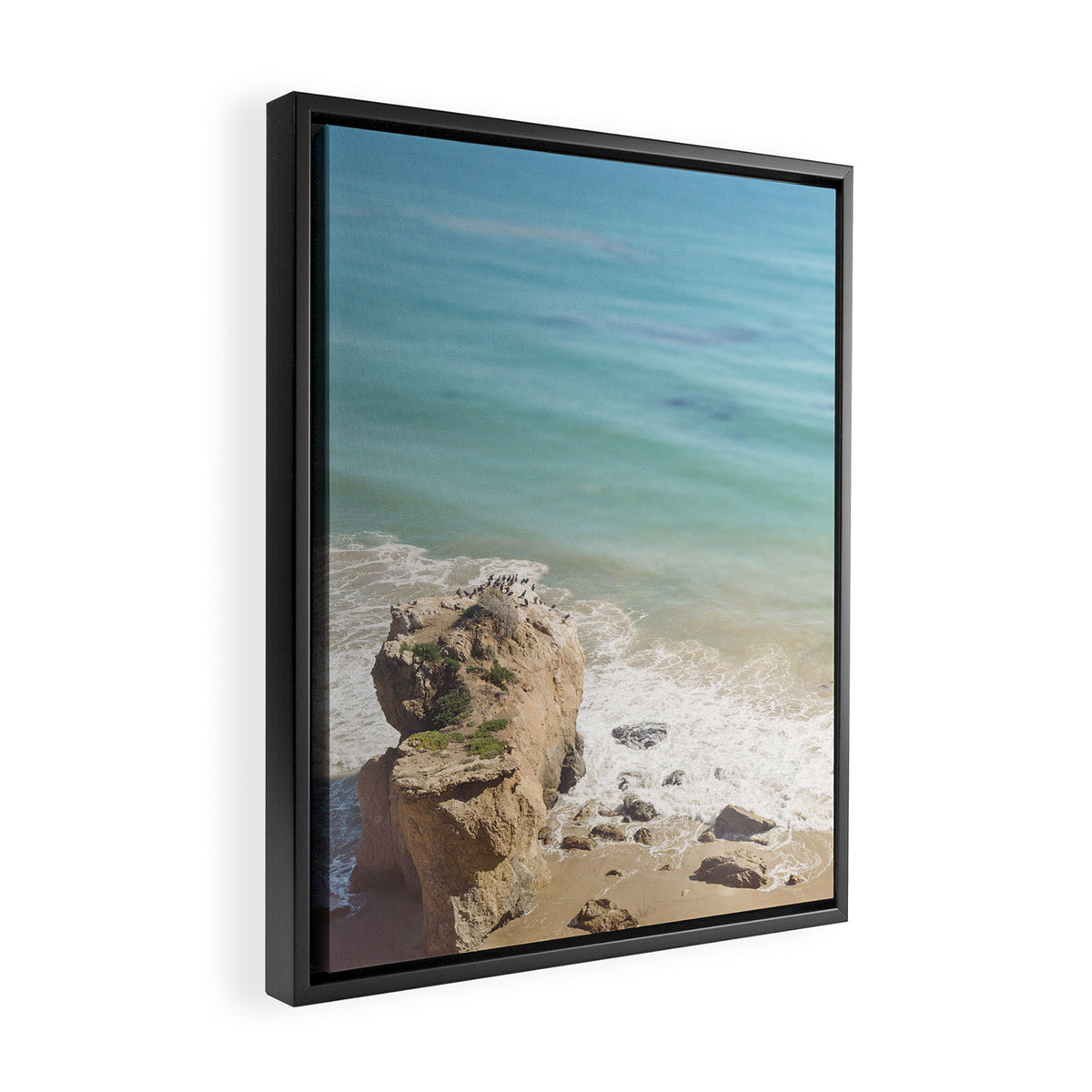 El Matador Beach, California Framed Canvas Print Gallery Image 2