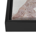Exposed Brick Under Concrete Wall Framed Canvas Print Gallery Image 3