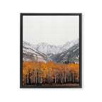 Fall Layers - Mountain Landscape Photography Framed Canvas Print Gallery Image 6