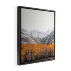 Fall Layers - Mountain Landscape Photography Framed Canvas Print Gallery Image 2