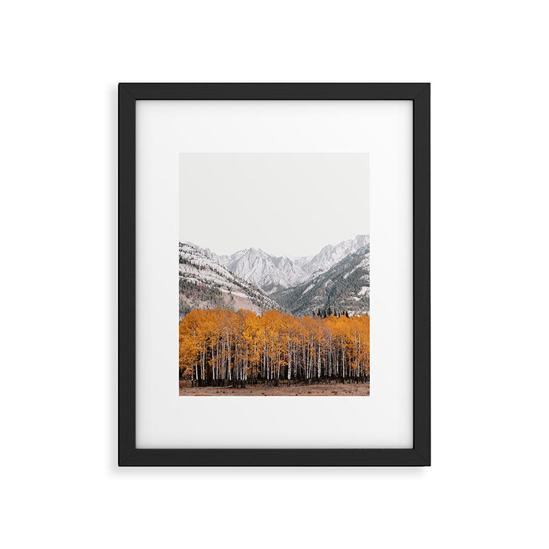 Fall Layers - Mountain Landscape Photography Framed Art Print Gallery Image 5