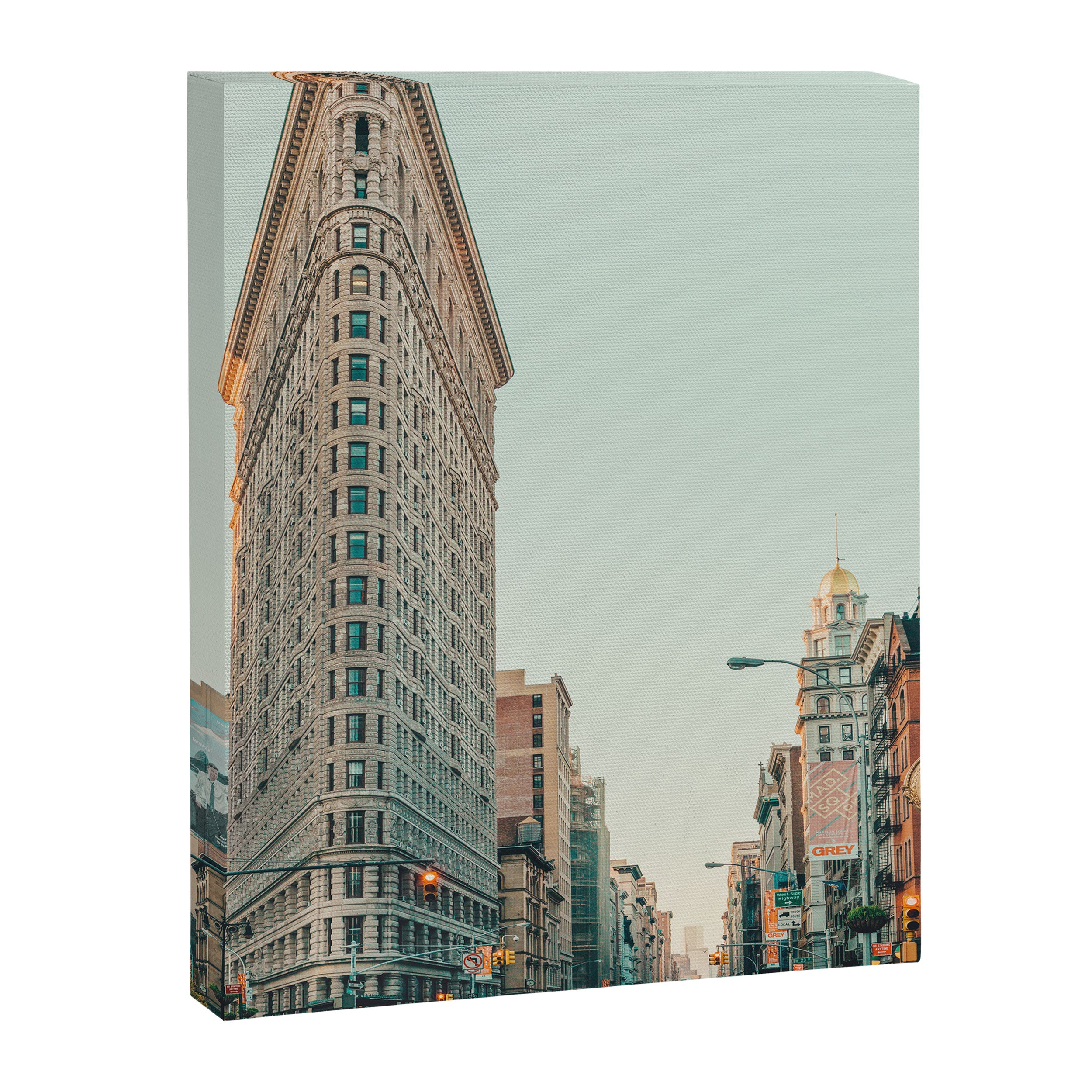 Flatiron at Sunrise - NYC Canvas Print Gallery Image 6