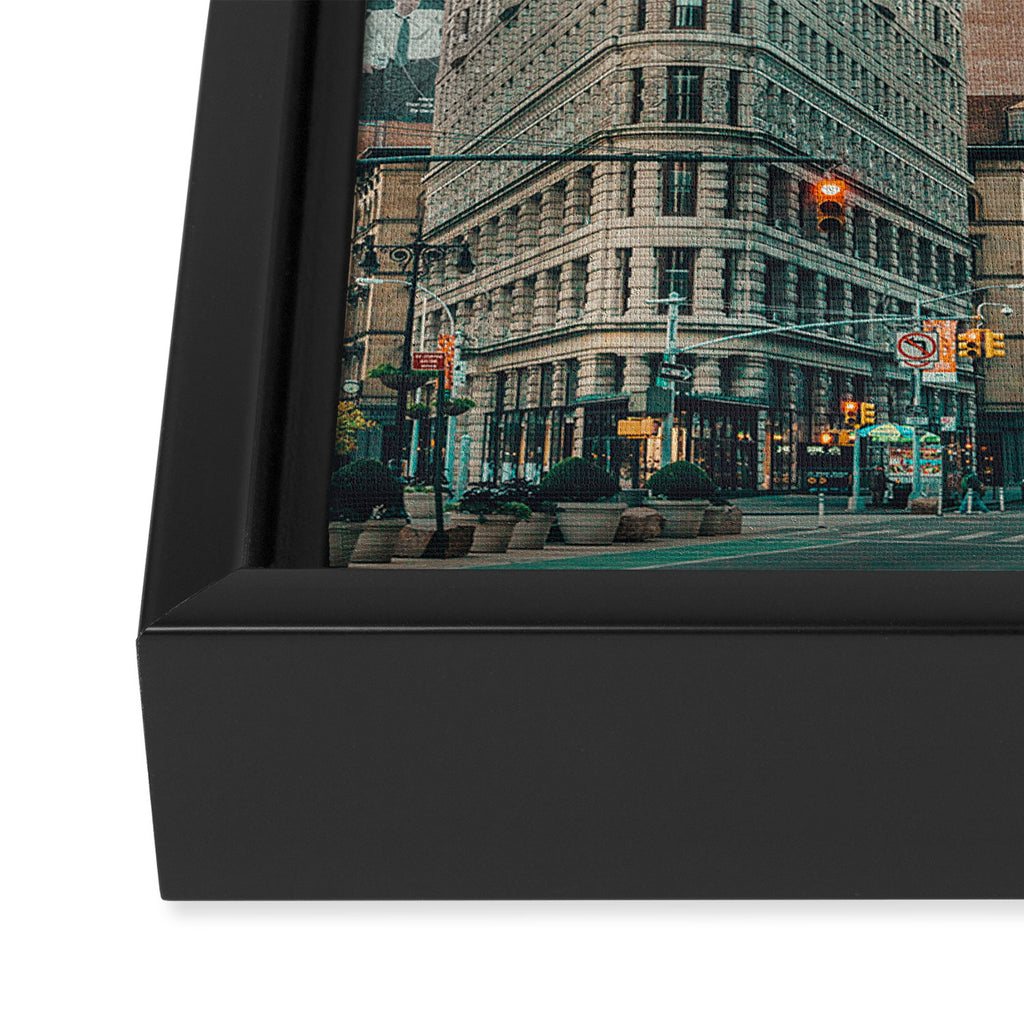 Flatiron at Sunrise - NYC Framed Canvas Print Gallery Image 3