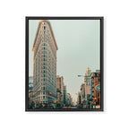 Flatiron at Sunrise - NYC Framed Canvas Print Gallery Image 6