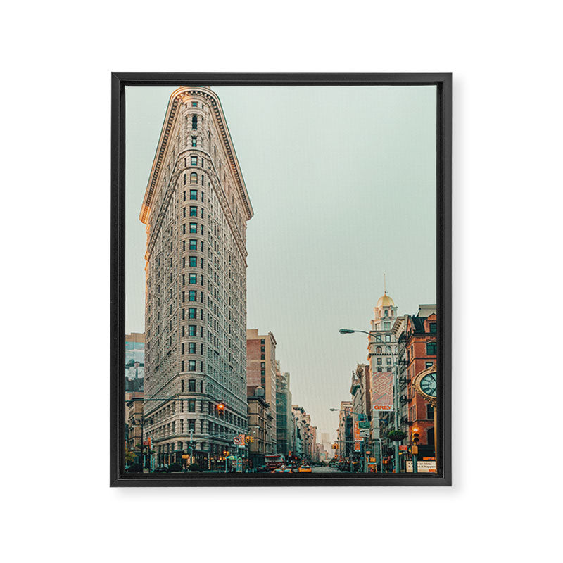 Flatiron at Sunrise - NYC Framed Canvas Print Gallery Image 6