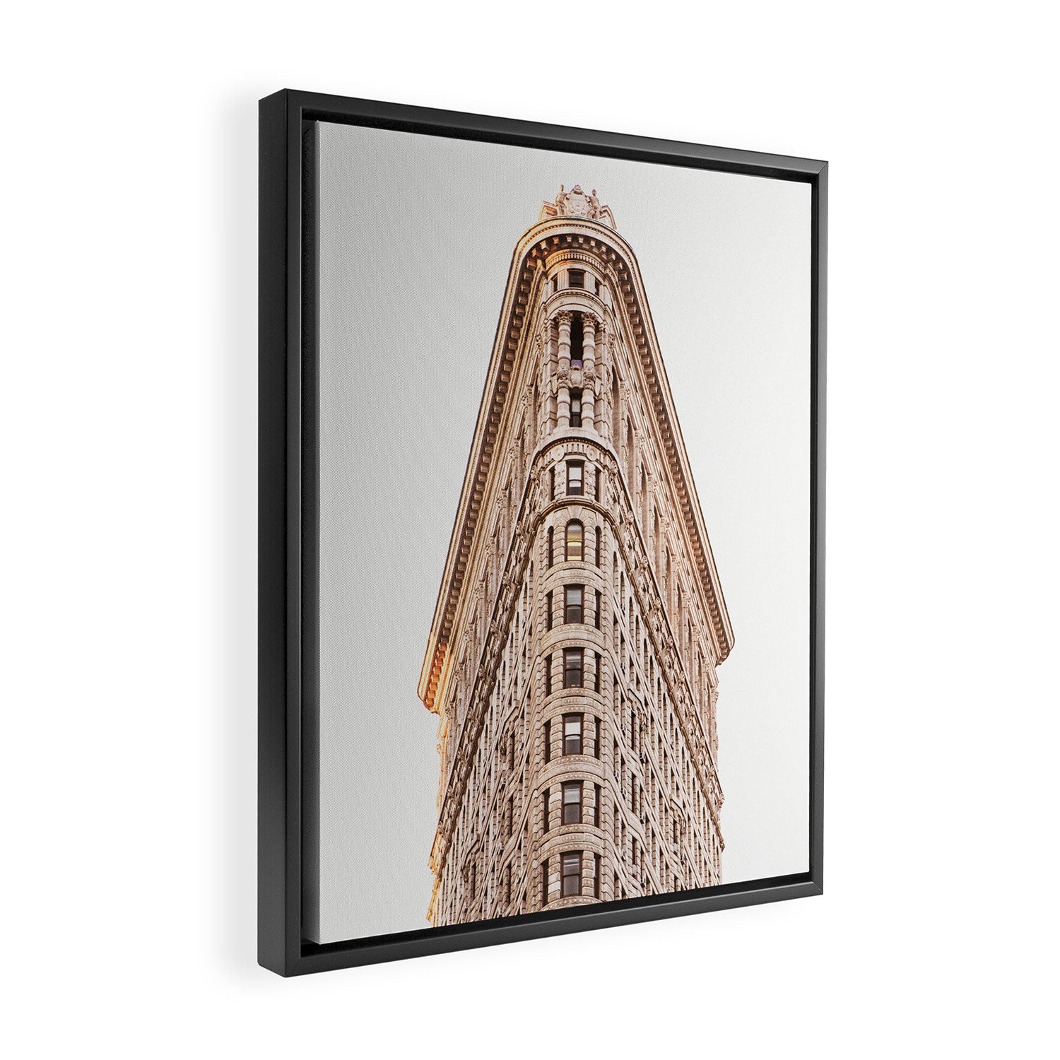 Flatiron Building - New York City Architecture Photography Framed Canvas Print Gallery Image 2