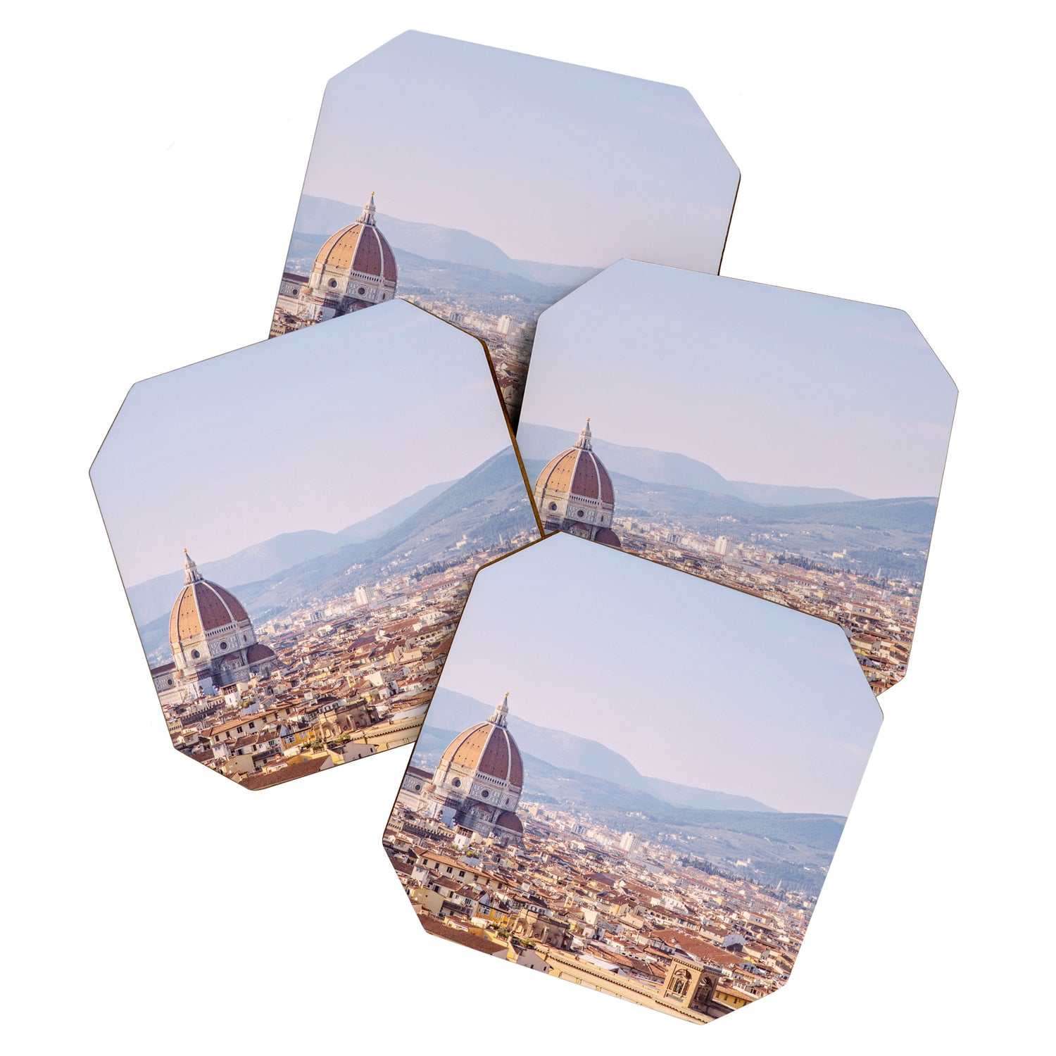 Florence Skyline - Italy Travel Photography Coaster Gallery Image 1