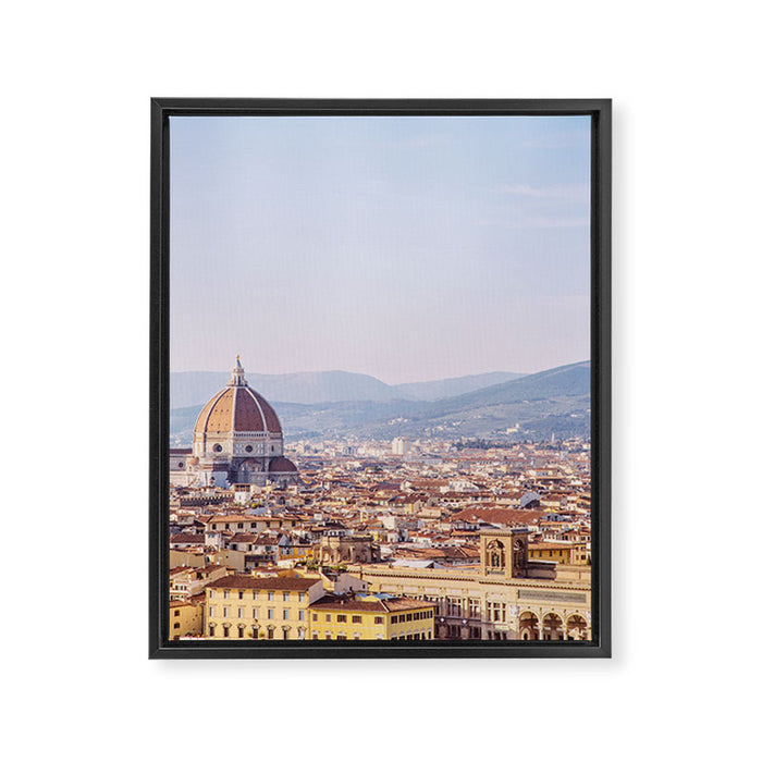 Florence Skyline - Italy Travel Photography Framed Canvas Print Gallery Image 1