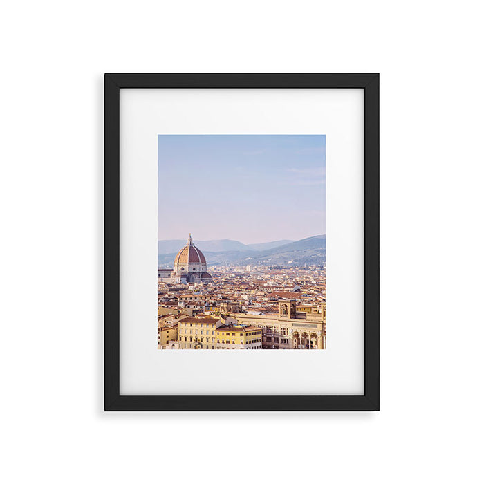 Florence Skyline - Italy Travel Photography Framed Art Print Gallery Image 1