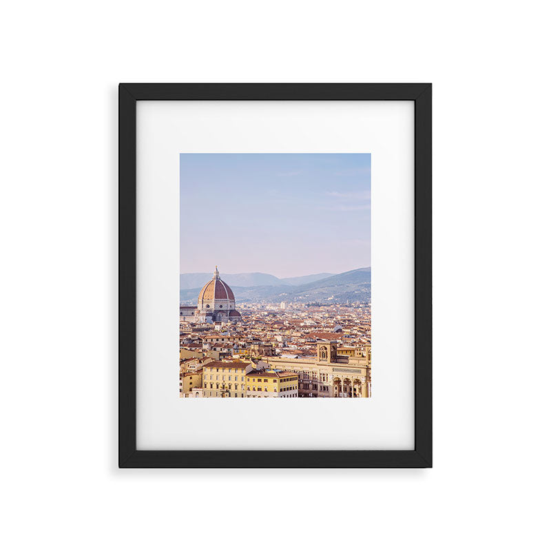 Florence Skyline - Italy Travel Photography Framed Art Print Gallery Image 5