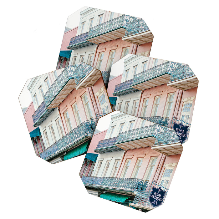 French Quarter, New Orleans Travel Photography Coaster Gallery Image 1
