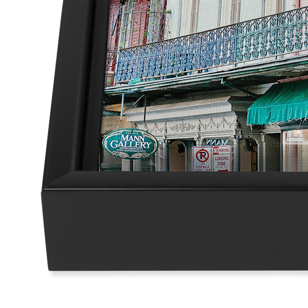 French Quarter, New Orleans Travel Photography Framed Canvas Print Gallery Image 3