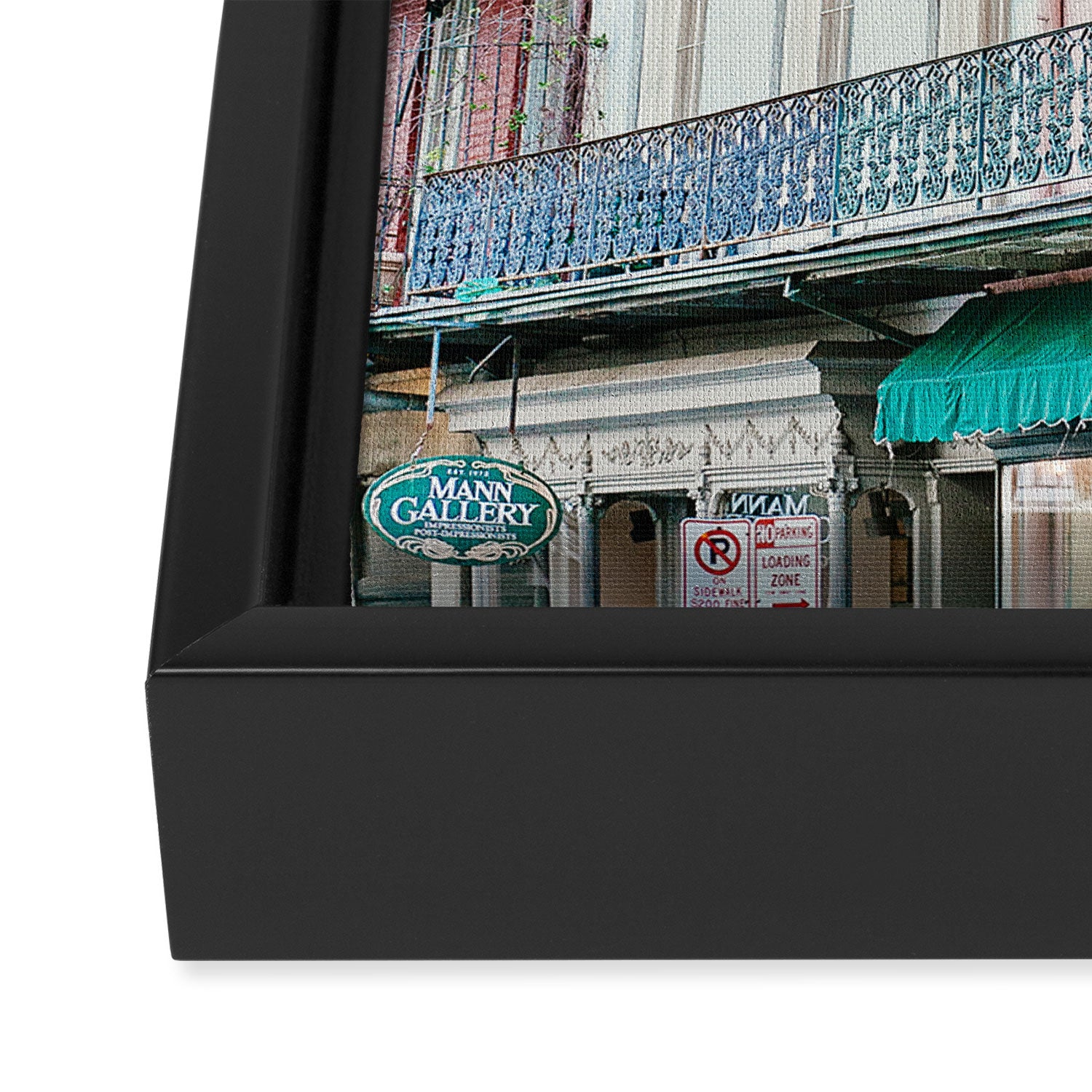 French Quarter, New Orleans Travel Photography Framed Canvas Print Gallery Image 3