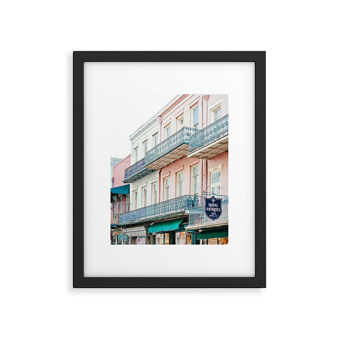 French Quarter, New Orleans Travel Photography Framed Art Print Gallery Image 1