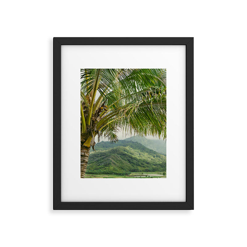 Hanalei Valley - Tropical Hawaii Landscape Photography Framed Art Print Gallery Image 5