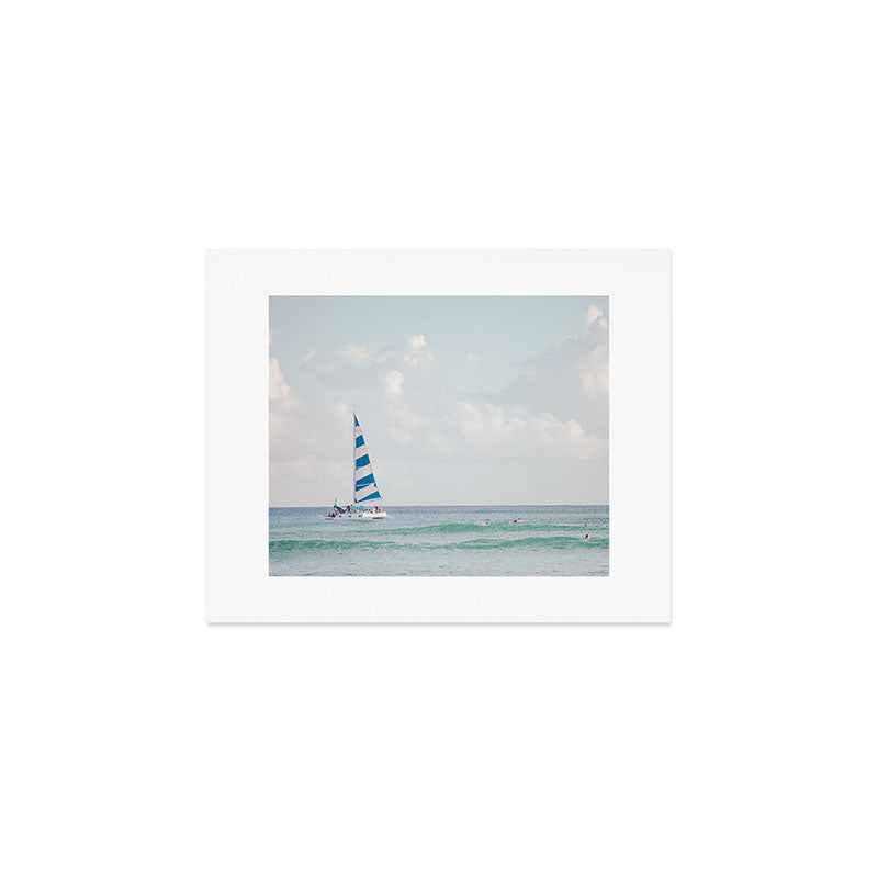 Happy Sailing - Ocean Photography Art Print Gallery Image 1