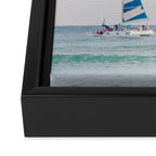 Happy Sailing - Ocean Photography Framed Canvas Print Gallery Image 3