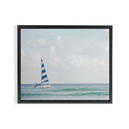 Happy Sailing - Ocean Photography Framed Canvas Print Gallery Image 6