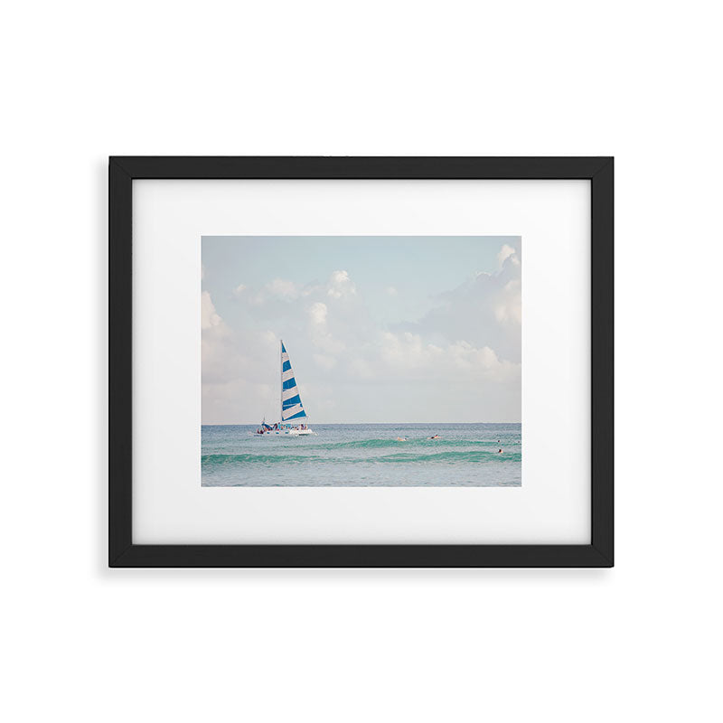 Happy Sailing - Ocean Photography Framed Art Print Gallery Image 5