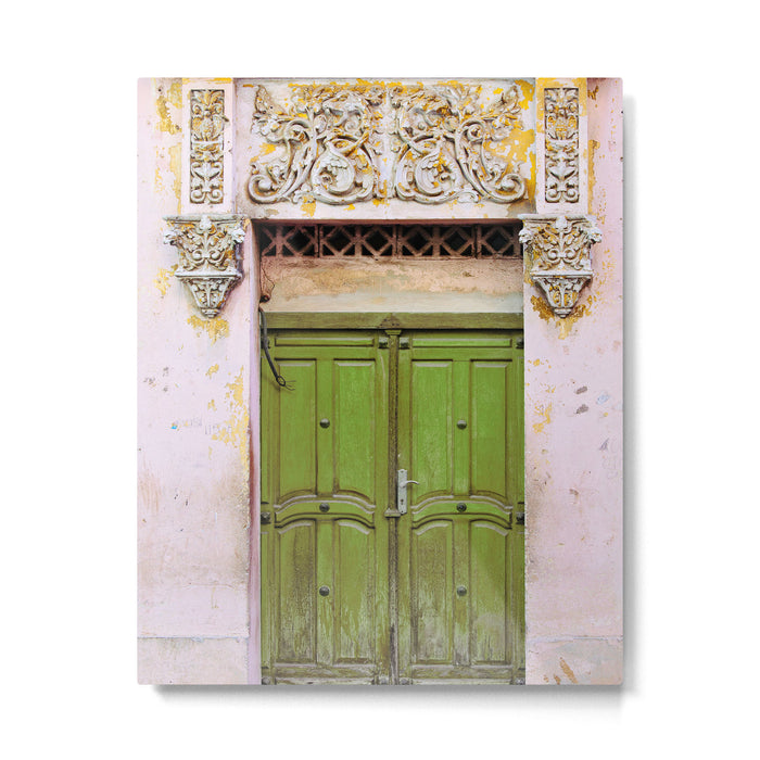 Havana Door - Cuba Travel, Architecture Photography Metal Print Gallery Image 1