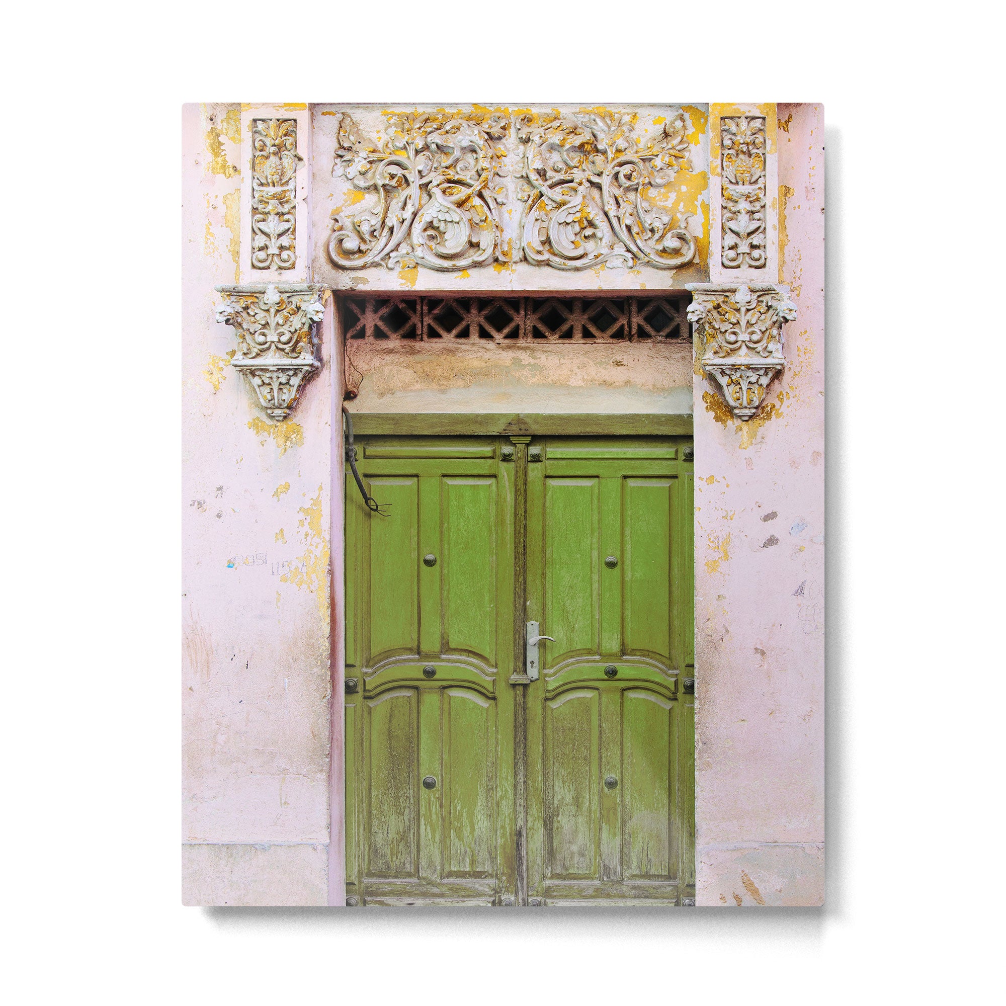 Havana Door - Cuba Travel, Architecture Photography Metal Print Gallery Image 4