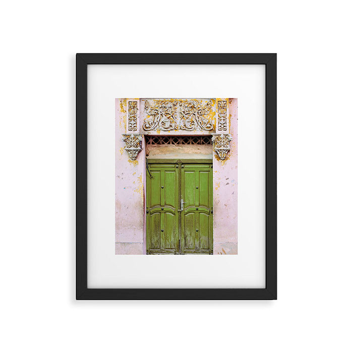 Havana Door - Cuba Travel, Architecture Photography Framed Art Print Gallery Image 1