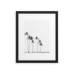 Hawaii Palm Trees - Black and White Photography Framed Art Print Gallery Image 5