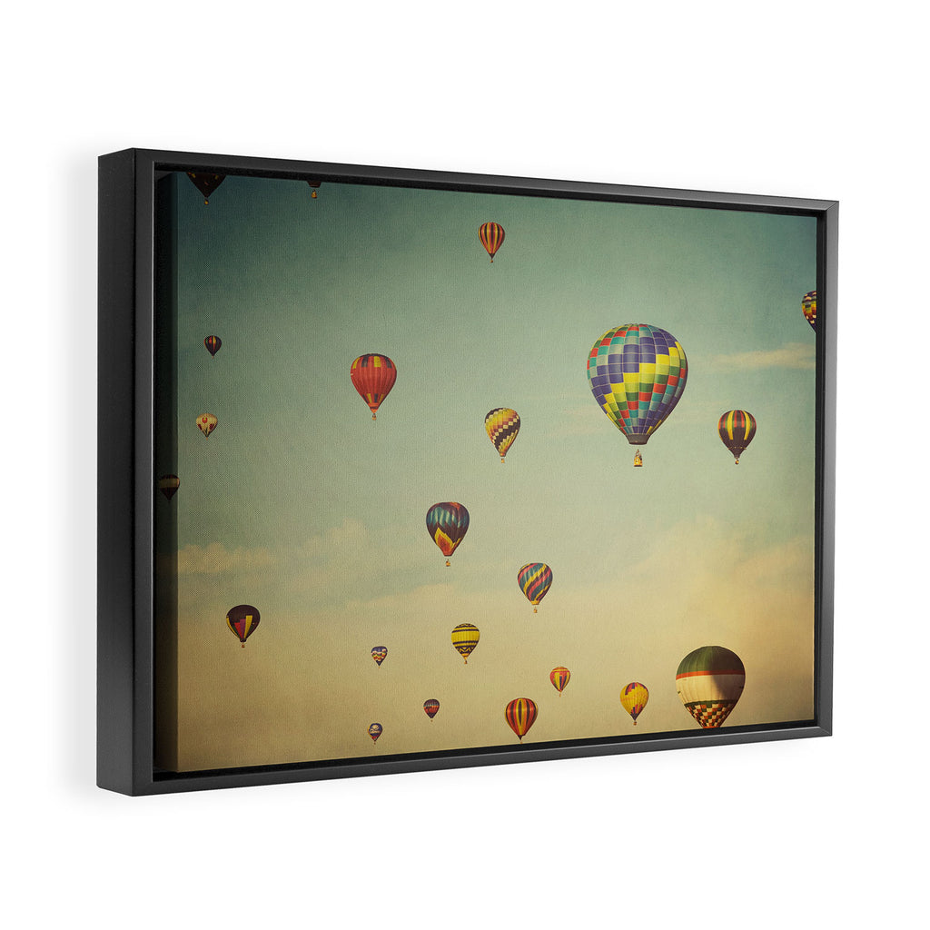 Hot Air Balloons Framed Canvas Print Gallery Image 2