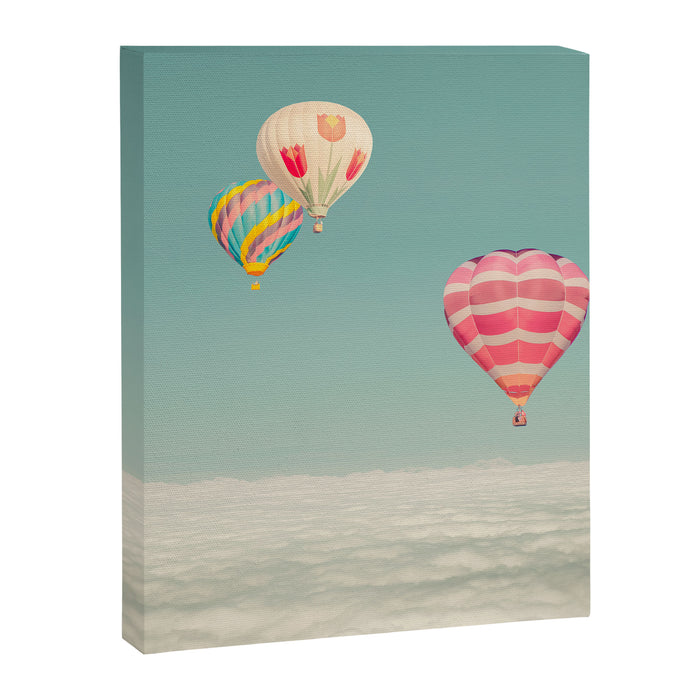 Hot Air Balloons Over Clouds Canvas Print Gallery Image 1
