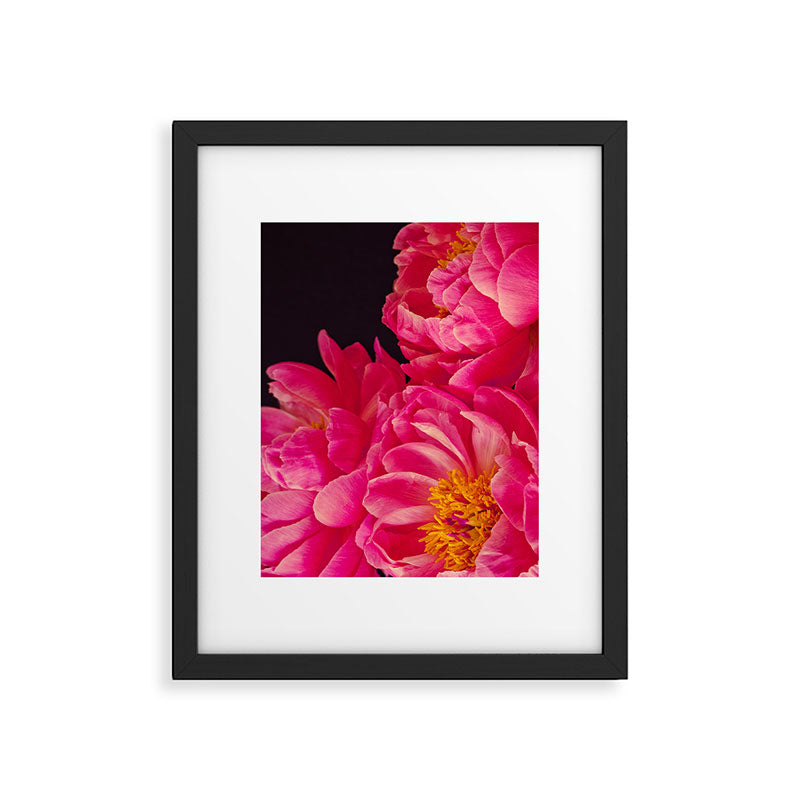Hot Pink Peonies Framed Art Print Gallery Image 5