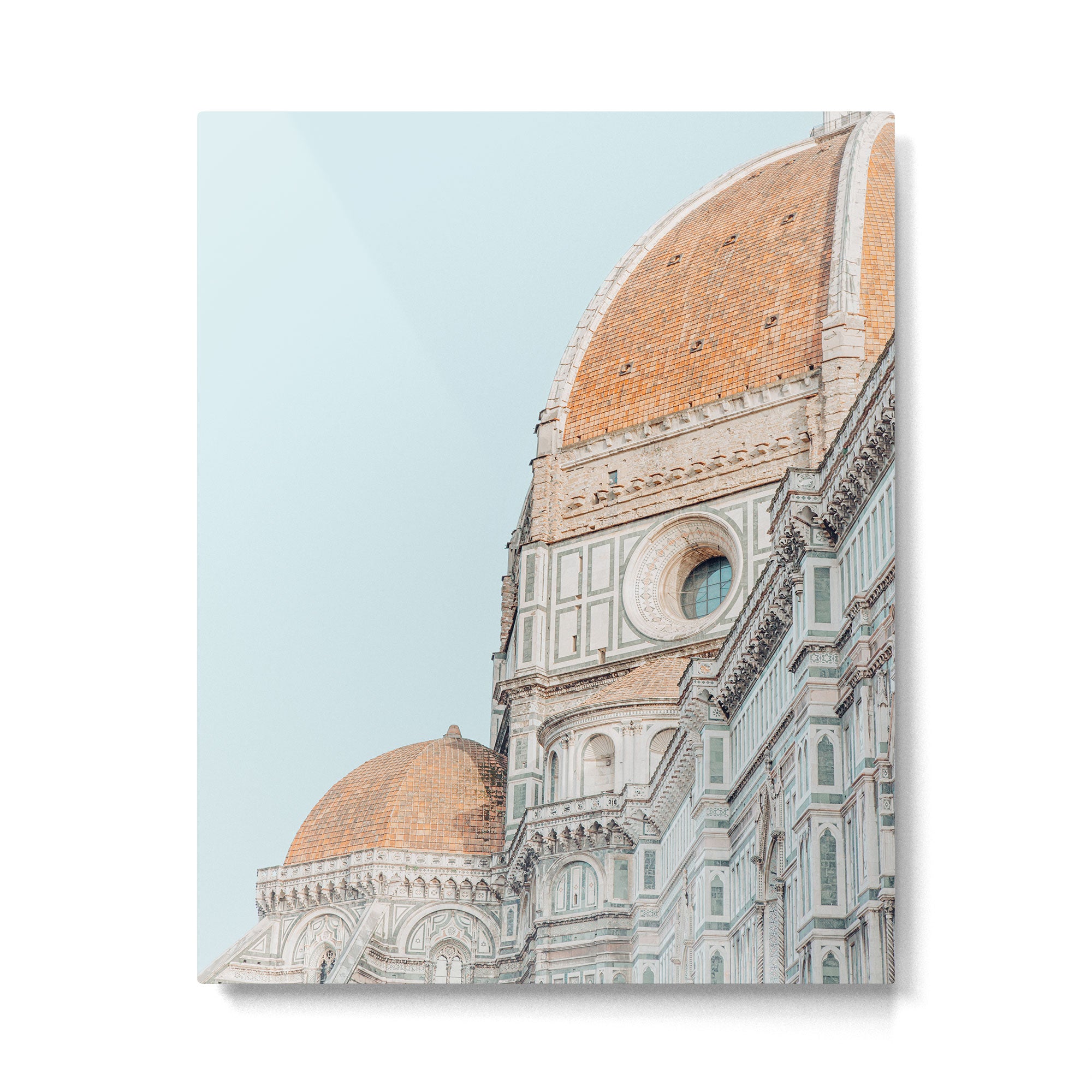 Il Duomo Details - Florence Italy Architecture, Travel Photography Metal Print Gallery Image 4