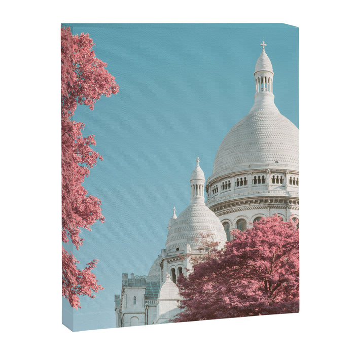 Infra Paris - Sacre Coeur Basilica, Travel Photography Canvas Print Gallery Image 1
