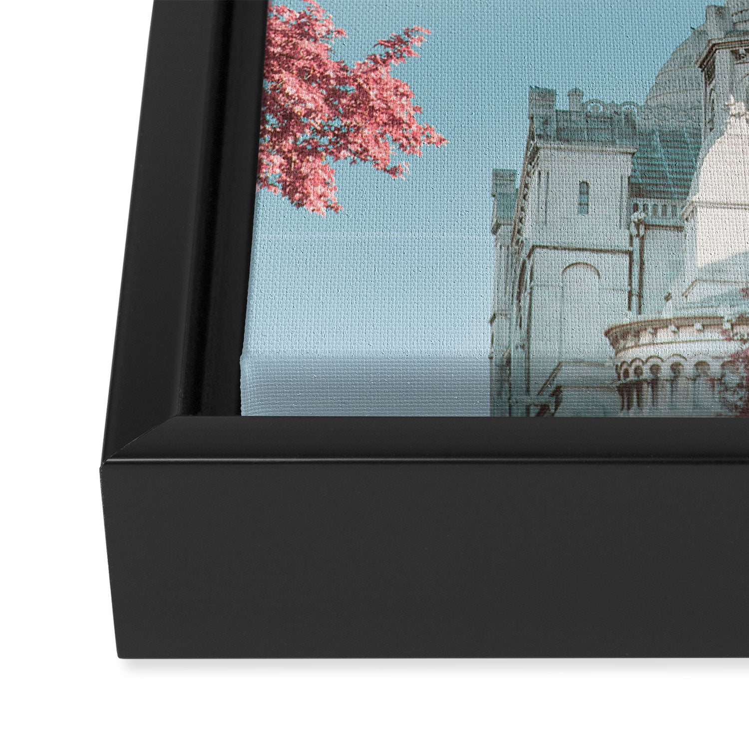 Infra Paris - Sacre Coeur Basilica, Travel Photography Framed Canvas Print Gallery Image 3