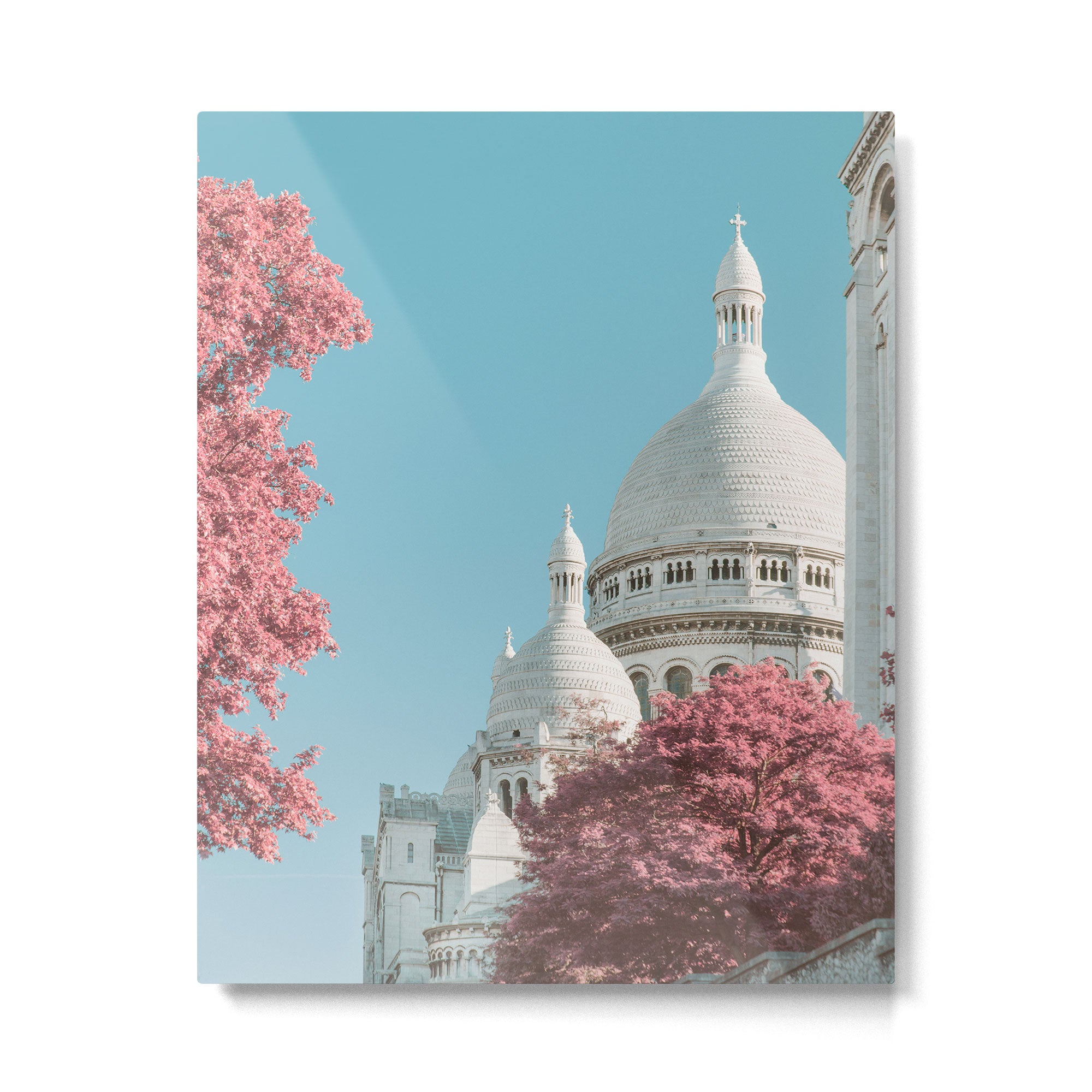 Infra Paris - Sacre Coeur Basilica, Travel Photography Metal Print Gallery Image 4