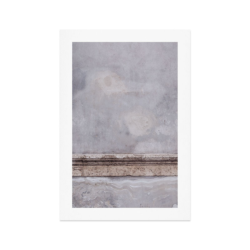 Italian Plaster Concrete Wall Art Print Gallery Image 1