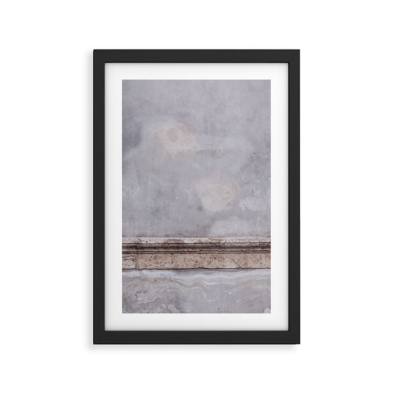 Italian Plaster Concrete Wall Framed Art Print Gallery Image 2