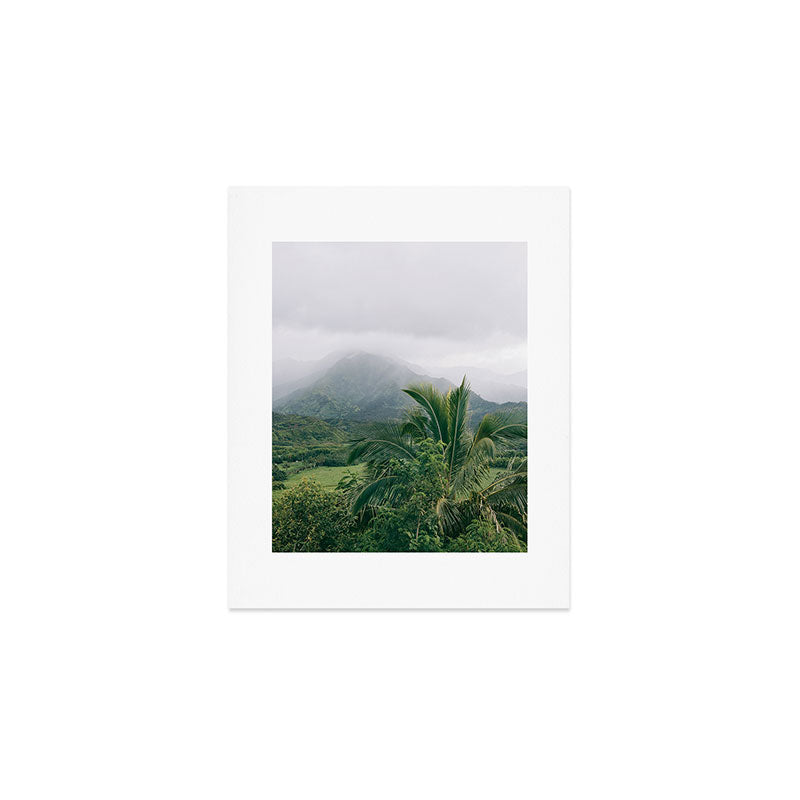 Kauai Hawaii View | Hanalei Valley Landscape Art Print | Nature Travel Photography Art Print Gallery Image 1