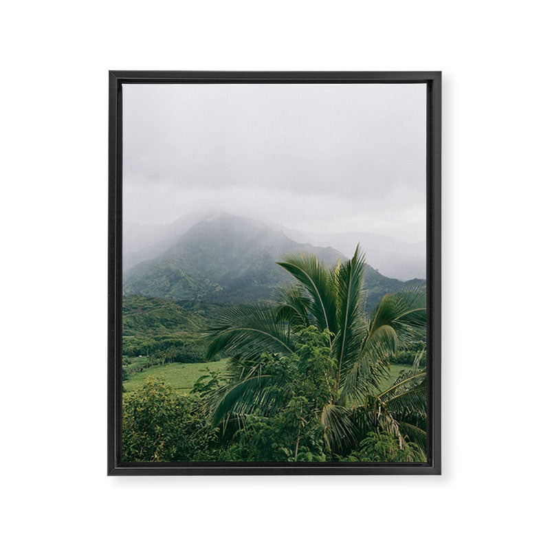 Kauai Hawaii View | Hanalei Valley Landscape Art Print | Nature Travel Photography Framed Canvas Print Gallery Image 6