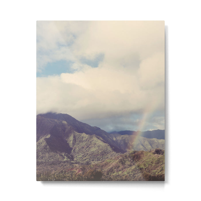 Kauai Rainbow - Hawaii Nature, Landscape Photography Metal Print Gallery Image 1